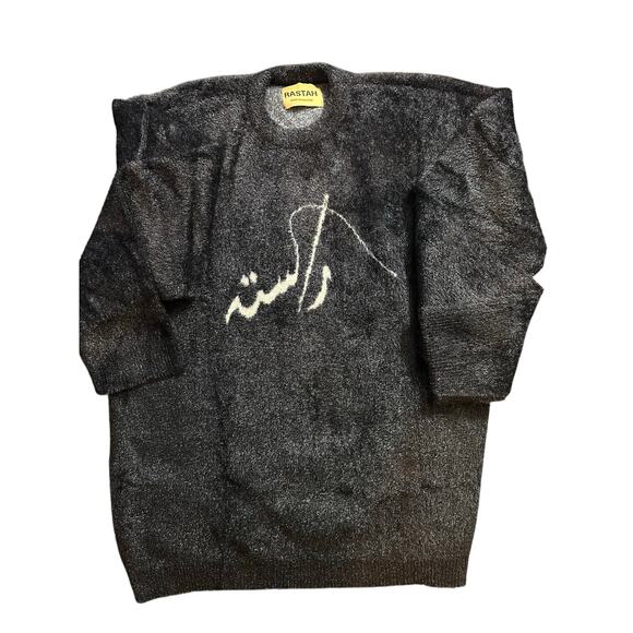 NWOT RASTAH Mink Yarn Sweater Unisex L Luxury Streetwear - Picture 10 of 13